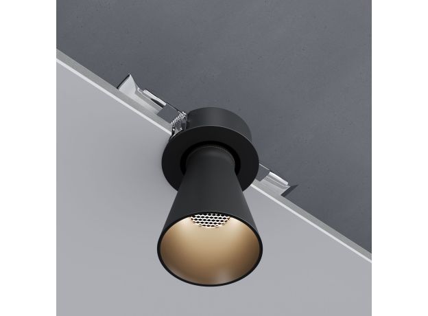 светильник встраиваемый поворотный светодиодный Bell 8W 3000K черный 25097/LED