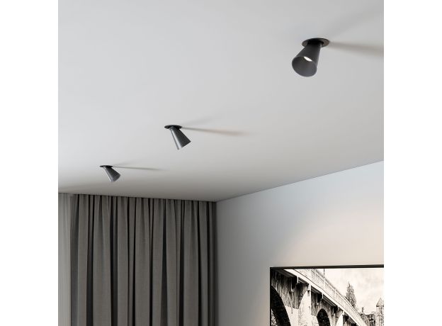 Светильник встраиваемый поворотный светодиодный Bell 8W 4000K черный 25097/LED