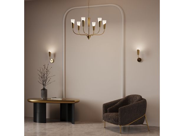 Умный подвесной светильник Rhyton 60167/6 латунь 60167/6 латунь