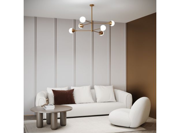 Умный потолочный светильник 60168/6 латунь 60168/6 латунь