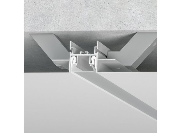 Алюминиевый профиль для натяжного потолка под светодиодную ленту LL-2-ALP023