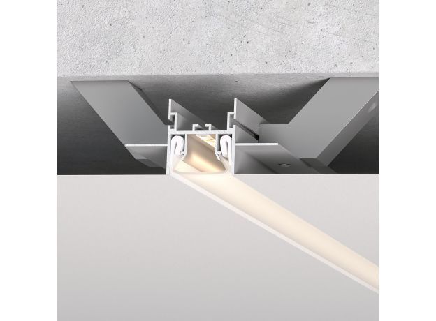 Алюминиевый профиль для натяжного потолка под светодиодную ленту LL-2-ALP023