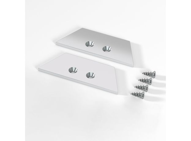 Комплект заглушек для накладного алюминиевого профиля светодиодной ленты ZL-2-ALP022