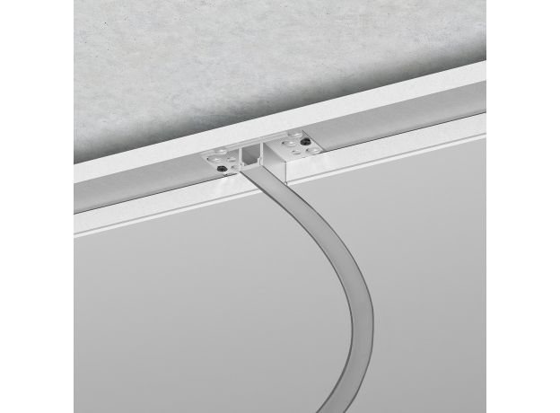 LL-2-ALP024 Встраиваемый гибкий алюминиевый профиль под ГКЛ 9,5мм (под ленту до 9,5mm) LL-2-ALP024