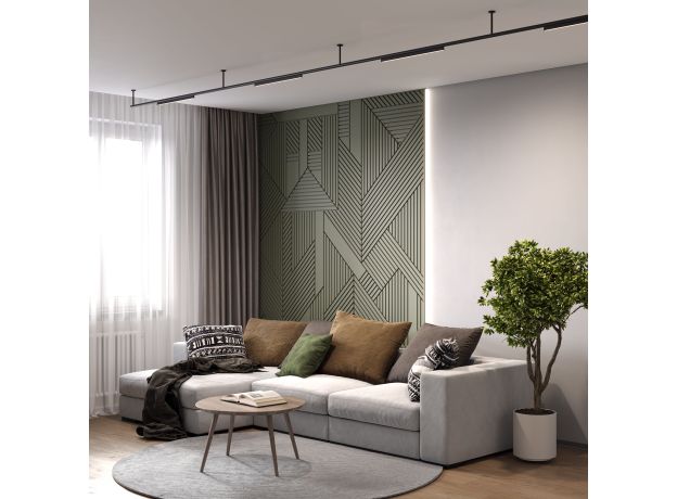 Mini Magnetic Настенно-потолочное крепление для шинопровода Round 85200/00