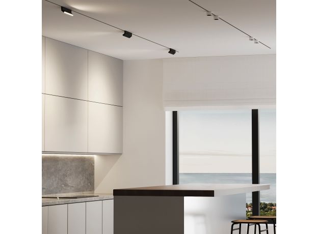 Mini Magnetic Трековый светильник 12W 3000K черный 85208/01