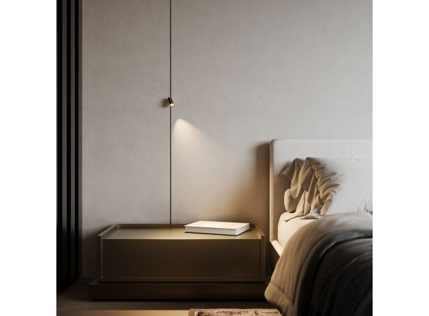 Mini Magnetic Трековый светильник 5W 3000K латунь/черный 85202/01