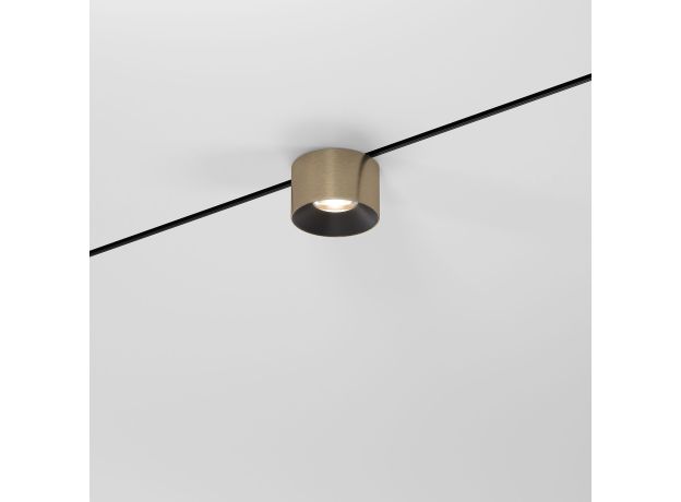 Mini Magnetic Трековый светильник 5W 3000K латунь/черный 85206/01