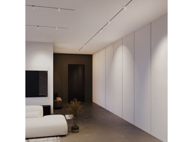 Mini Magnetic Трековый светильник 9W 3000K белый/черный 85203/01