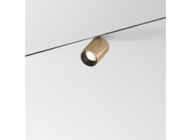 Mini Magnetic Трековый светильник 9W 3000K латунь/черный 85204/01
