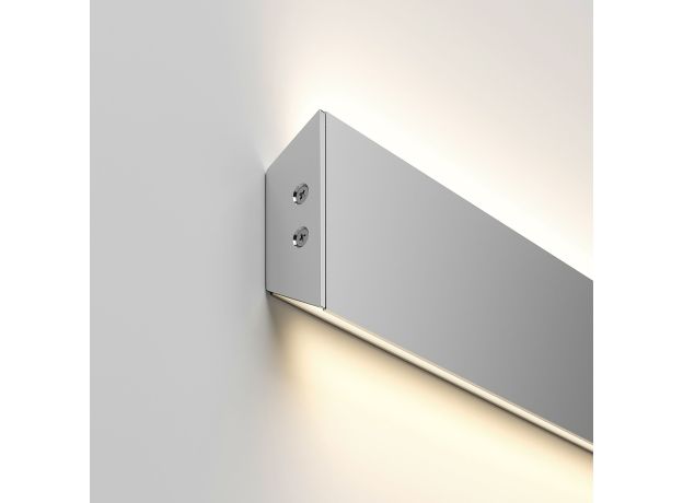 Накладной алюминиевый профиль для светодиодной ленты LL-2-ALP022