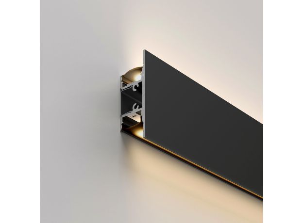 Накладной алюминиевый профиль для светодиодной ленты LL-2-ALP022