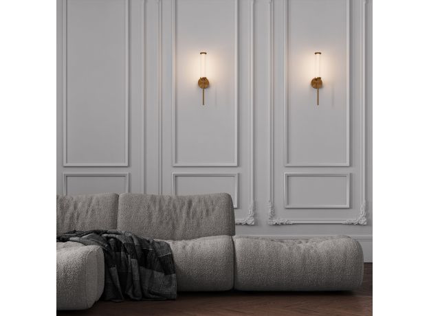 Настенный светодиодный светильник 50387 LED латунь