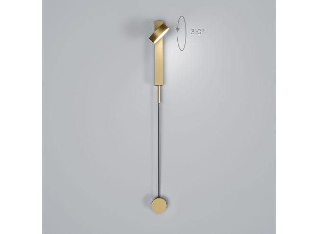 Настенный светодиодный светильник Orco LED диммируемый 40112/LED латунь