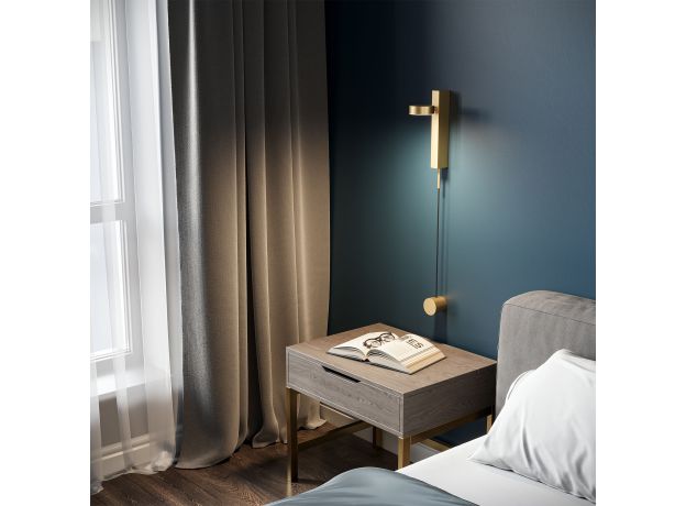 Настенный светодиодный светильник Orco LED диммируемый 40112/LED латунь