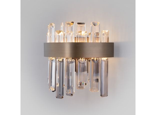 Настенный светодиодный светильник с хрусталем 418/1