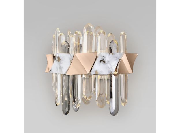 Настенный светодиодный светильник с хрусталем 420/1