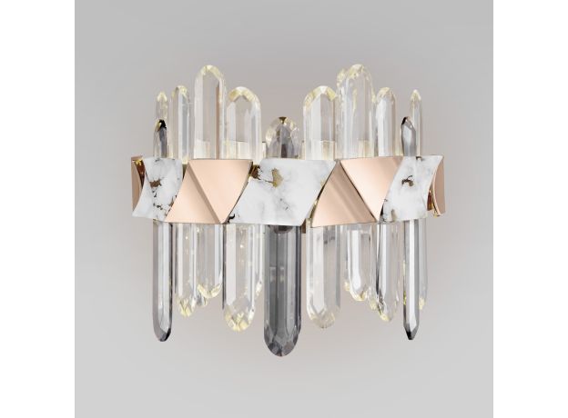 Настенный светодиодный светильник с хрусталем 420/1