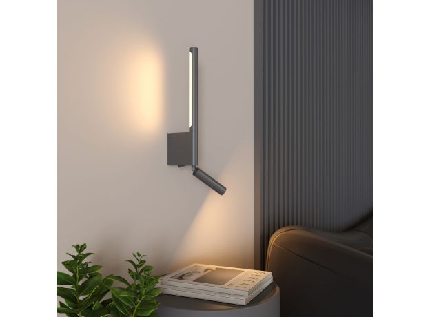 Настенный светодиодный светильник Sarca LED 40111/LED графит