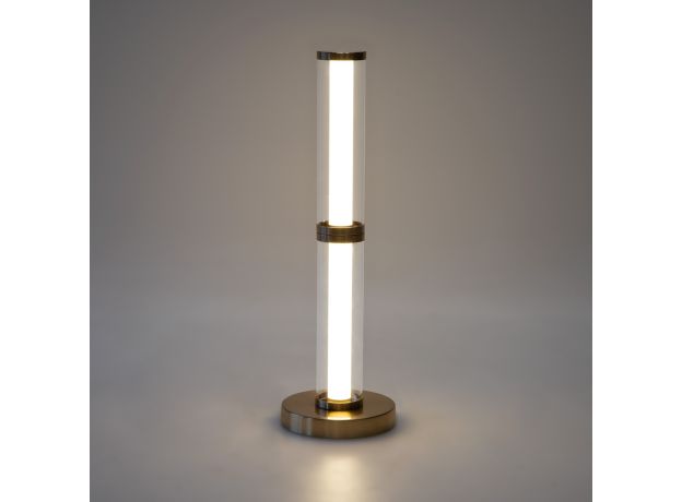 Настольный светодиодный светильник 80536/1 латунь