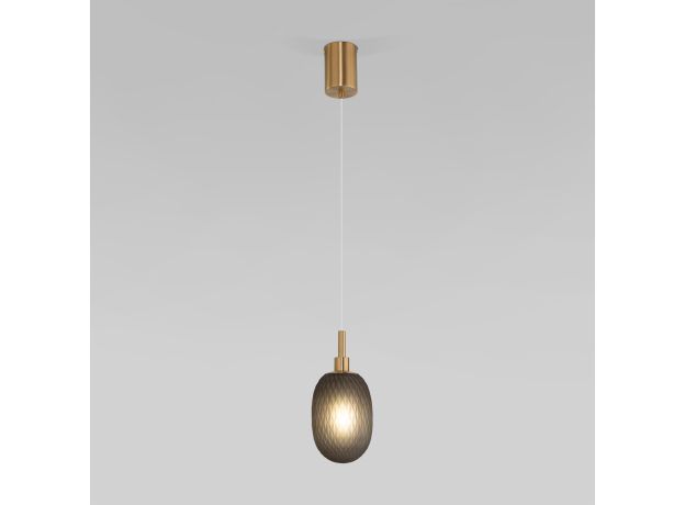 Подвесной светильник со стеклянным плафоном 50266/1 дымчатый