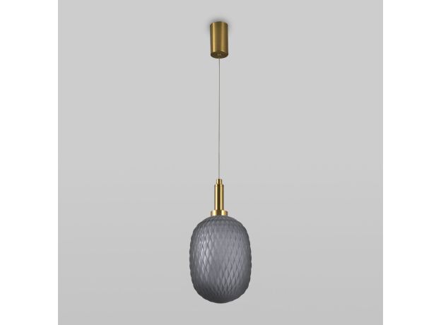 Подвесной светильник со стеклянным плафоном 50266/1 дымчатый