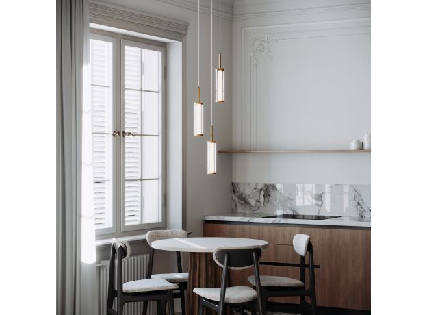 Подвесной светодиодный светильник 50386/3 LED латунь