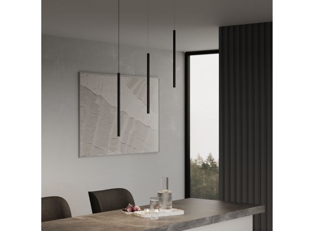 Подвесной светодиодный светильник Flinn 4W 4000К черный 50263 LED