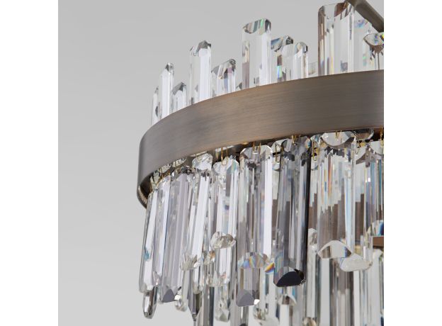 Подвесной светодиодный светильник с хрусталем 417/1