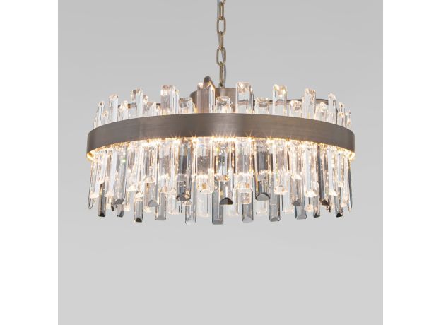 Подвесной светодиодный светильник с хрусталем 417/1