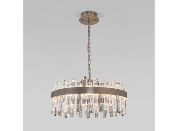 Подвесной светодиодный светильник с хрусталем 417/1