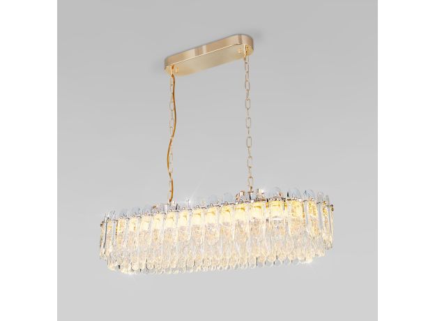 Подвесной светодиодный светильник с хрусталем 423/1