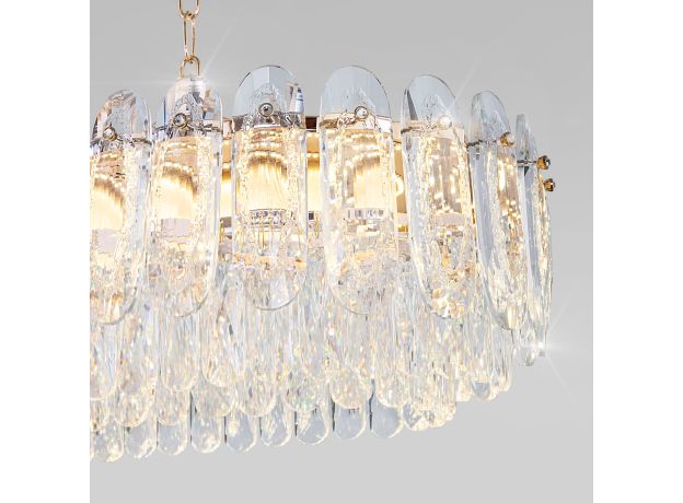 Подвесной светодиодный светильник с хрусталем 423/1