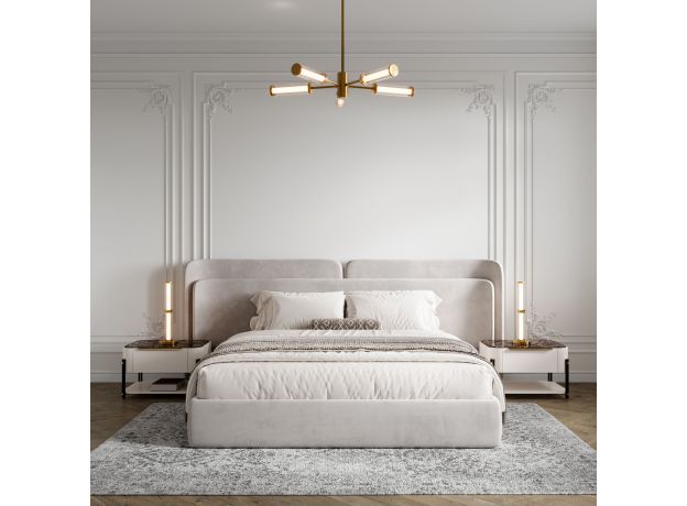 Потолочный светодиодный светильник 50386/5 LED латунь