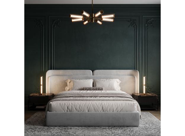 Потолочный светодиодный светильник 50386 LED латунь