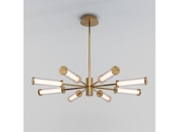 Потолочный светодиодный светильник 50386 LED латунь