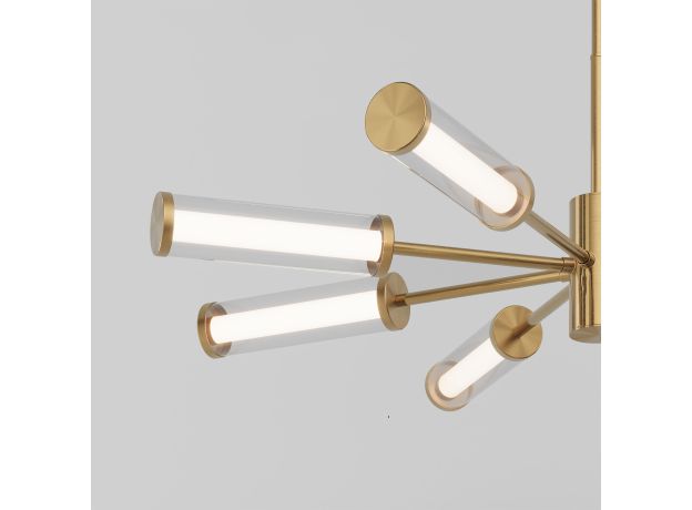 Потолочный светодиодный светильник 50386 LED латунь