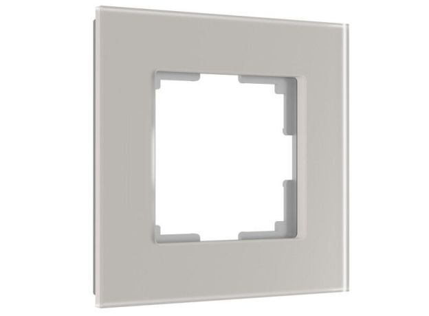 Рамка из стекла на 1 пост Senso дымчатый soft-touch W0013117