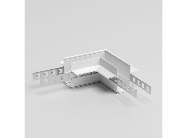 Slim Magnetic Коннектор угловой для встраиваемого шинопровода под ГКЛ 12,5мм (белый) 85212/00 85212/00