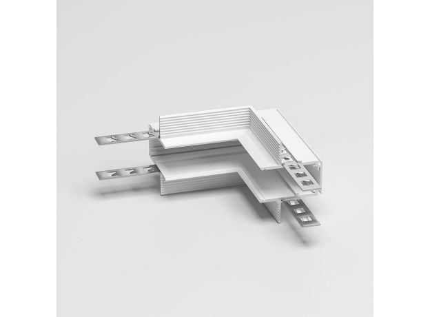Slim Magnetic Коннектор угловой внутренний для встраиваемого шинопровода под ГКЛ 12,5мм (белый) 85211/00 85211/00