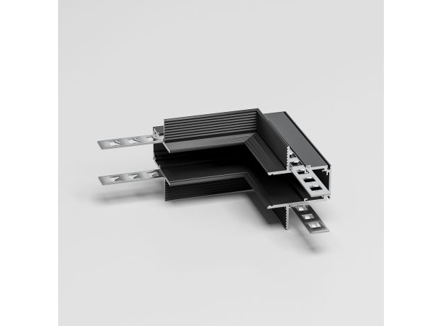 Slim Magnetic Коннектор угловой внутренний для встраиваемого шинопровода под ГКЛ 12,5мм (черный) 85211/00 85211/00