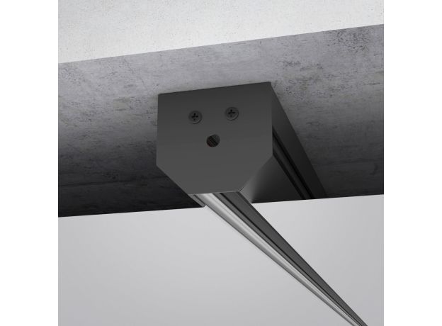 Slim Magnetic Шинопровод в натяжной потолок с декоративными вставками черный 2м 85204/00