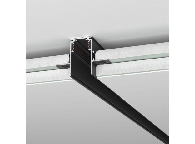 Slim Magnetic Шинопровод встраиваемый под ГКЛ 12,5мм (черный) (3м) 85208/00 85208/00