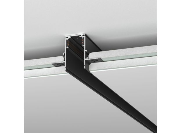 Slim Magnetic Шинопровод встраиваемый под ГКЛ 9,5мм (черный) (2м) 85209/00 85209/00