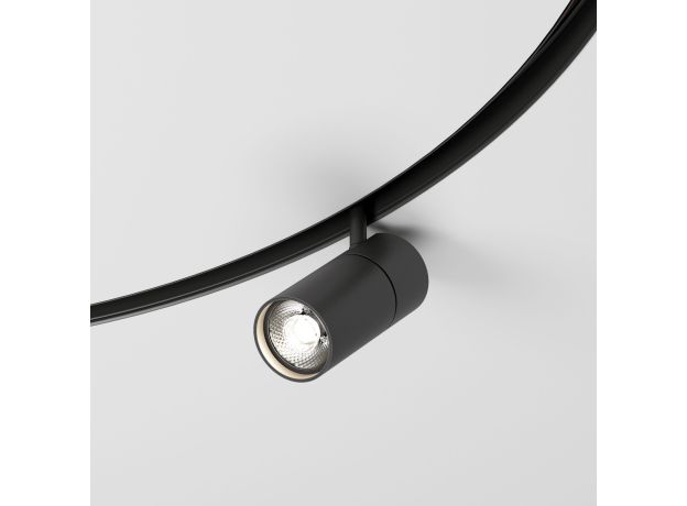 Slim Magnetic Трековый светильник для радиусного шинопровода 12W 4200K Comfi чёрный Ø 1200мм 85189/01