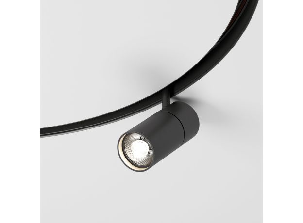 Slim Magnetic Трековый светильник для радиусного шинопровода 12W 4200K Comfi чёрный Ø 800мм 85188/01