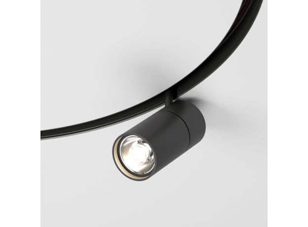 Slim Magnetic Трековый светильник для радиусного шинопровода 20W 4200K Comfi чёрный Ø 800мм 85187/01