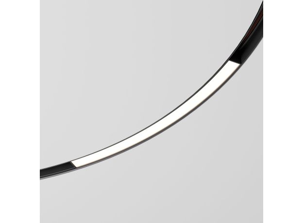 Slim Magnetic Трековый светильник для радиусного шинопровода 16W 4200K Planar чёрный Ø 1200мм 85182/01