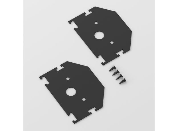 Slim Magnetic Заглушки для шинопровода в натяжной потолок 85204/00 черный 2 шт. 85206/00