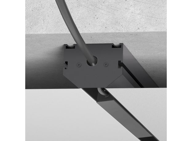 Slim Magnetic Заглушки для шинопровода в натяжной потолок 85204/00 черный 2 шт. 85206/00